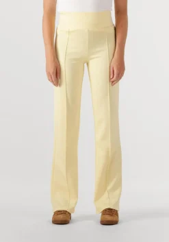 gele house of gravity broeken tailored trousers