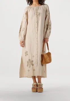 gouden blasz platte sandalen cls14351