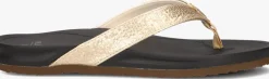 gouden blasz teenslippers bella 2402