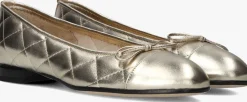 gouden brunate ballerina's 10405