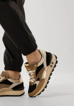 gouden floris van bommel sneakers sfw-10098 blokki