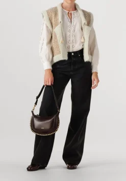 gouden forte forte gilet natte' tweed and boucle' knit vest