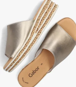 gouden gabor slippers 559