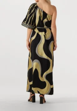 gouden nema maxi jurk n109