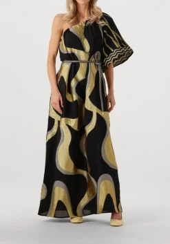 gouden nema maxi jurk n109