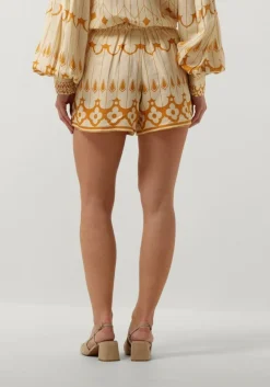 gouden scarlett poppies korte broek pam