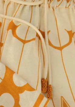 gouden scarlett poppies korte broek pam