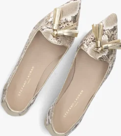 gouden stefano lauran loafers pisa