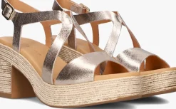 gouden stefano lauran sandalen met sandaal th