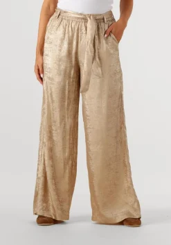 gouden summum pantalon pants metallic lamee