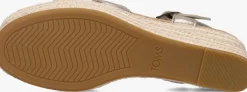 gouden toms sandalen audrey met