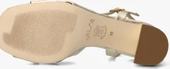 gouden unisa sandalen met hak medway
