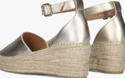 goudkleurig ayana espadrilles yu689