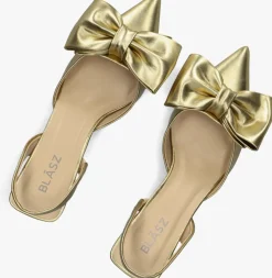 goudkleurig blasz slingbacks daw0798