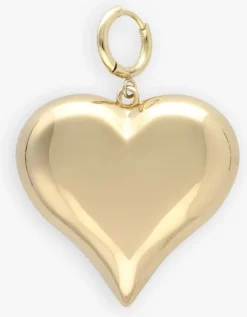 goudkleurig bonnie studios bedels heart pendant