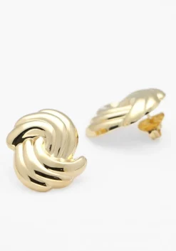 goudkleurig lott. gioielli sieraad double wave