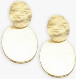 goudkleurig lott. gioielli oorbellen closed oval s