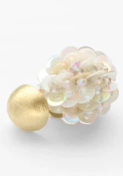 goudkleurig lott. gioielli oorbellen fine sequin globe s