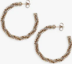 goudkleurig lott. gioielli sieraad twisted tennis creole l