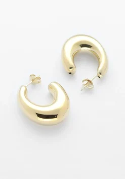 goudkleurig lott. gioielli oorbellen classic creole deluxe