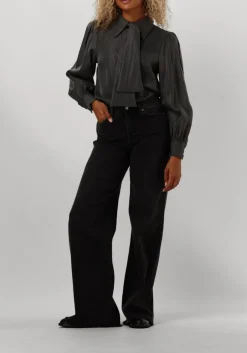 grijze 7 for all mankind wide jeans lotta luxe vintage topline with raw cut