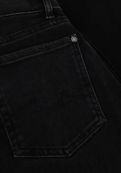 grijze 7 for all mankind wide jeans lotta luxe vintage topline with raw cut