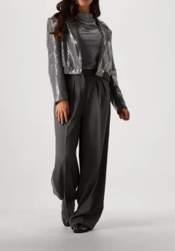 grijze aaiko pantalon saba sequins pes 356