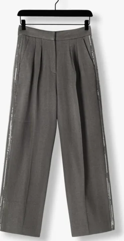 grijze aaiko pantalon saba sequins pes 356