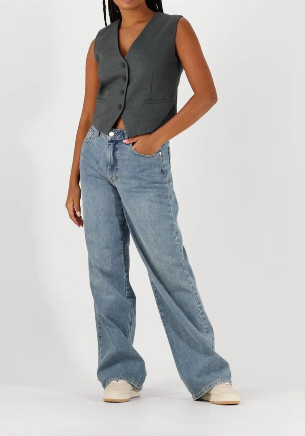 grijze access blazer d44-1072-158