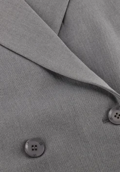 grijze alix the label blazer double breasted blazer