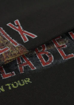 grijze alix the label mini jurk ladies knitted paris t-shirt dress