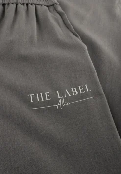 grijze alix the label wijde broek relaxed pant