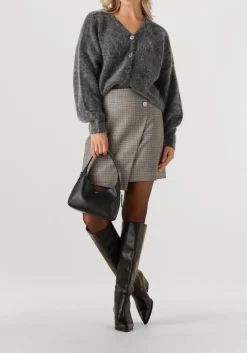 grijze bruuns bazaar midirok bbmaina skirt
