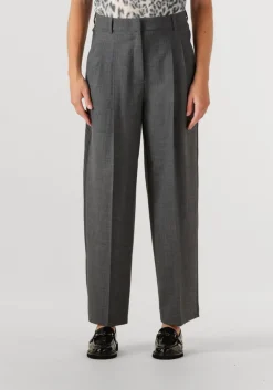 grijze cambio pantalon emelie track galon mit wording