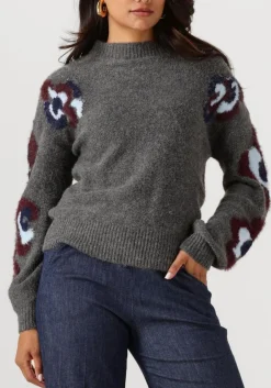 grijze caroline biss trui 4256