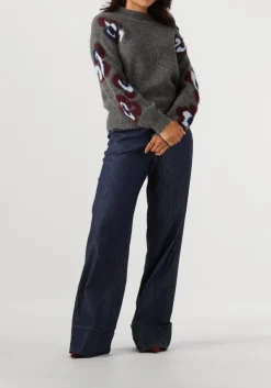 grijze caroline biss trui 4256