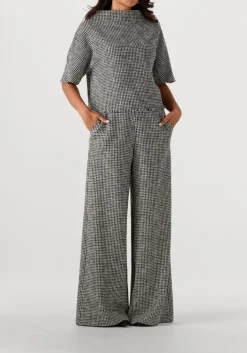 grijze caroline biss wijde broek 4508