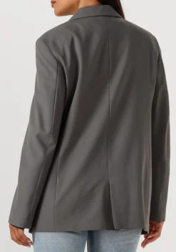 grijze closed blazer lola