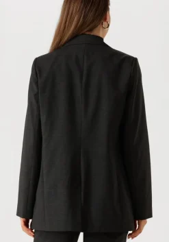grijze co'couture blazer kaya single oversized blazer