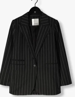 grijze co'couture blazer prescilla pin blazer