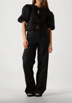 grijze co'couture blouses zebra bow blouse