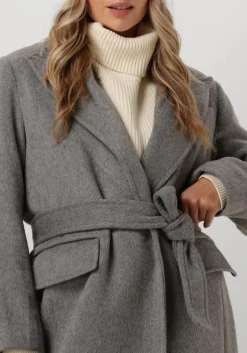 grijze co'couture mantel harry coat