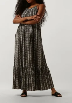 grijze co'couture maxi jurk caya strap dress