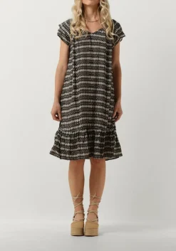 grijze co'couture midi jurk sunrise crop caya dress