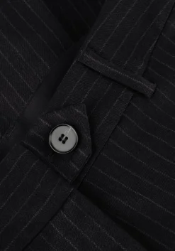 grijze co'couture pantalon ida pin wide long pant