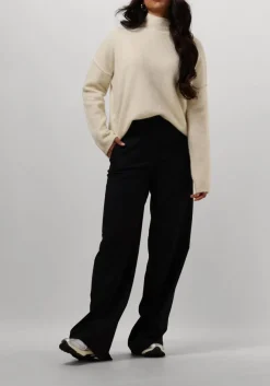 grijze co'couture pantalon ida pin wide long pant