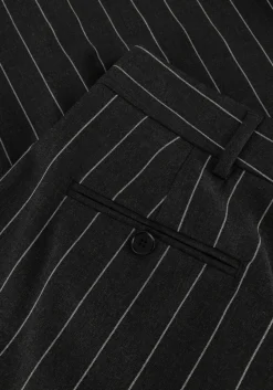 grijze co'couture pantalon prescilla pin pleat long pant