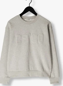 grijze co'couture sweater zoe coco sweat