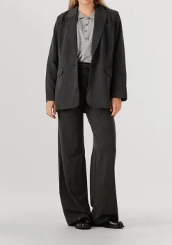 grijze co'couture trui mila polo knit