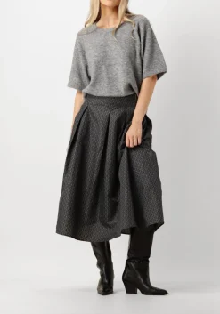 grijze copenhagen muse midirok cmsimi-skirt